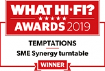 Az SME Synergy nyerte 2019-ben a What Hi-Fi? Temptations d&iacute;jat